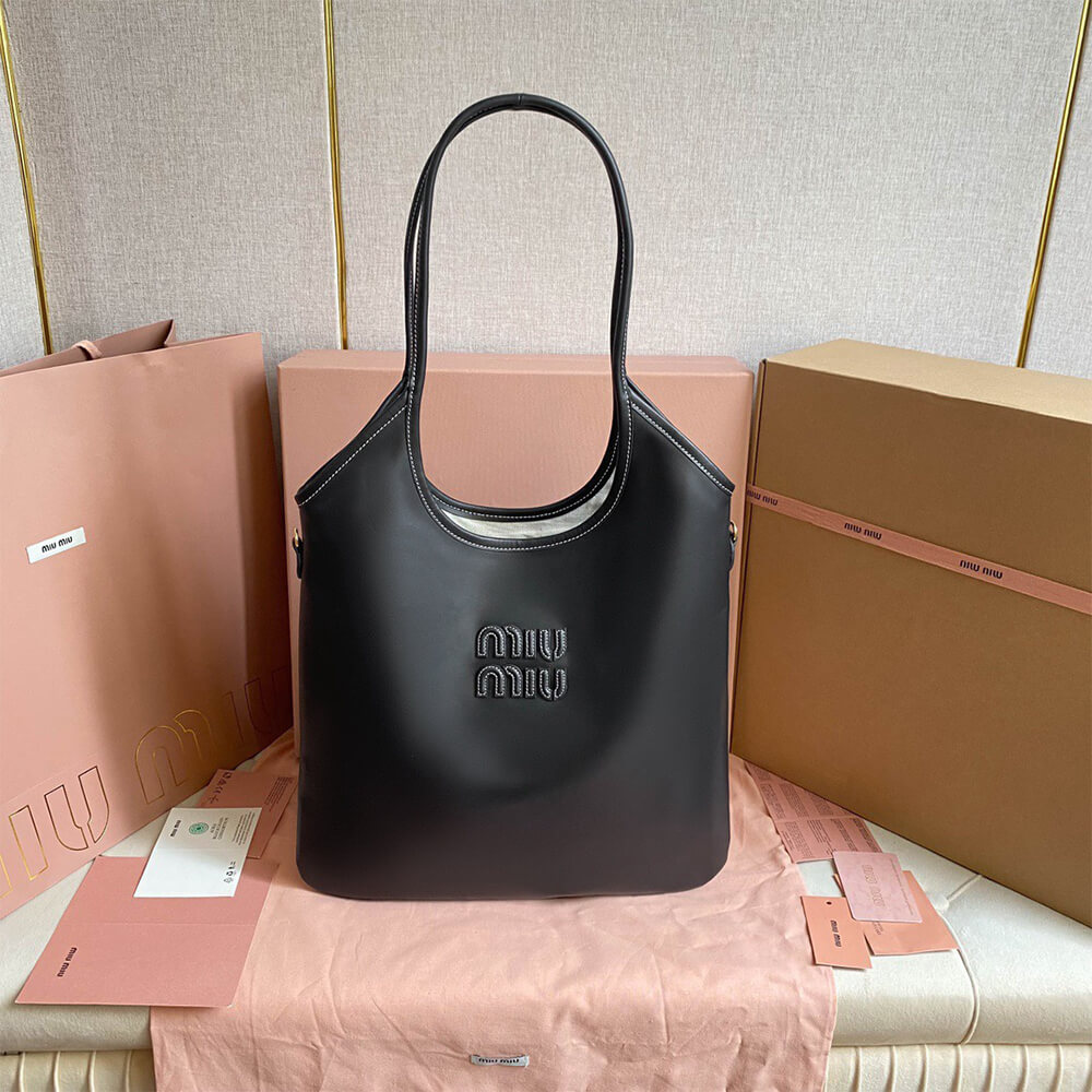 M1um1u REGULAR IVY LEATHER BAG(HIGH-END GRADE)