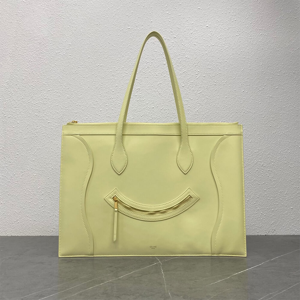 CLINE FLAT CABAS NEW LUGGAGE IN GLOSSY CALFSKIN