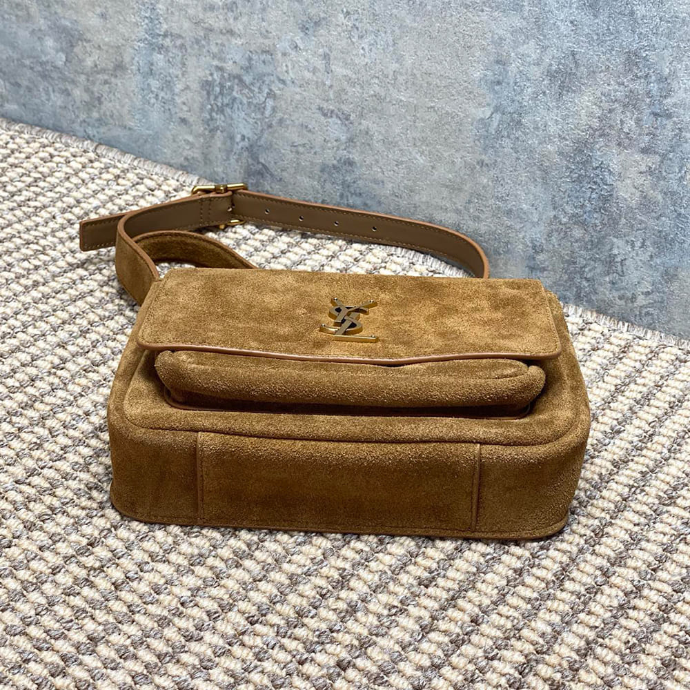 Y51 NIKI satchel in suede(HIGH-END GRADE)